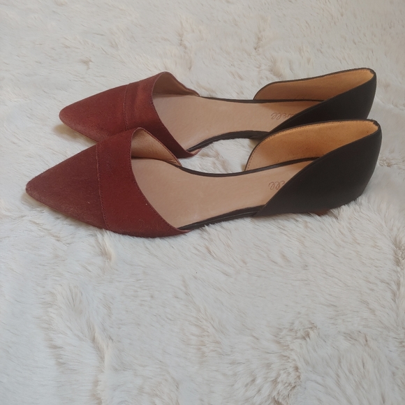 Madewell Calf Hair Flats, Size 10 - Picture 2 of 4
